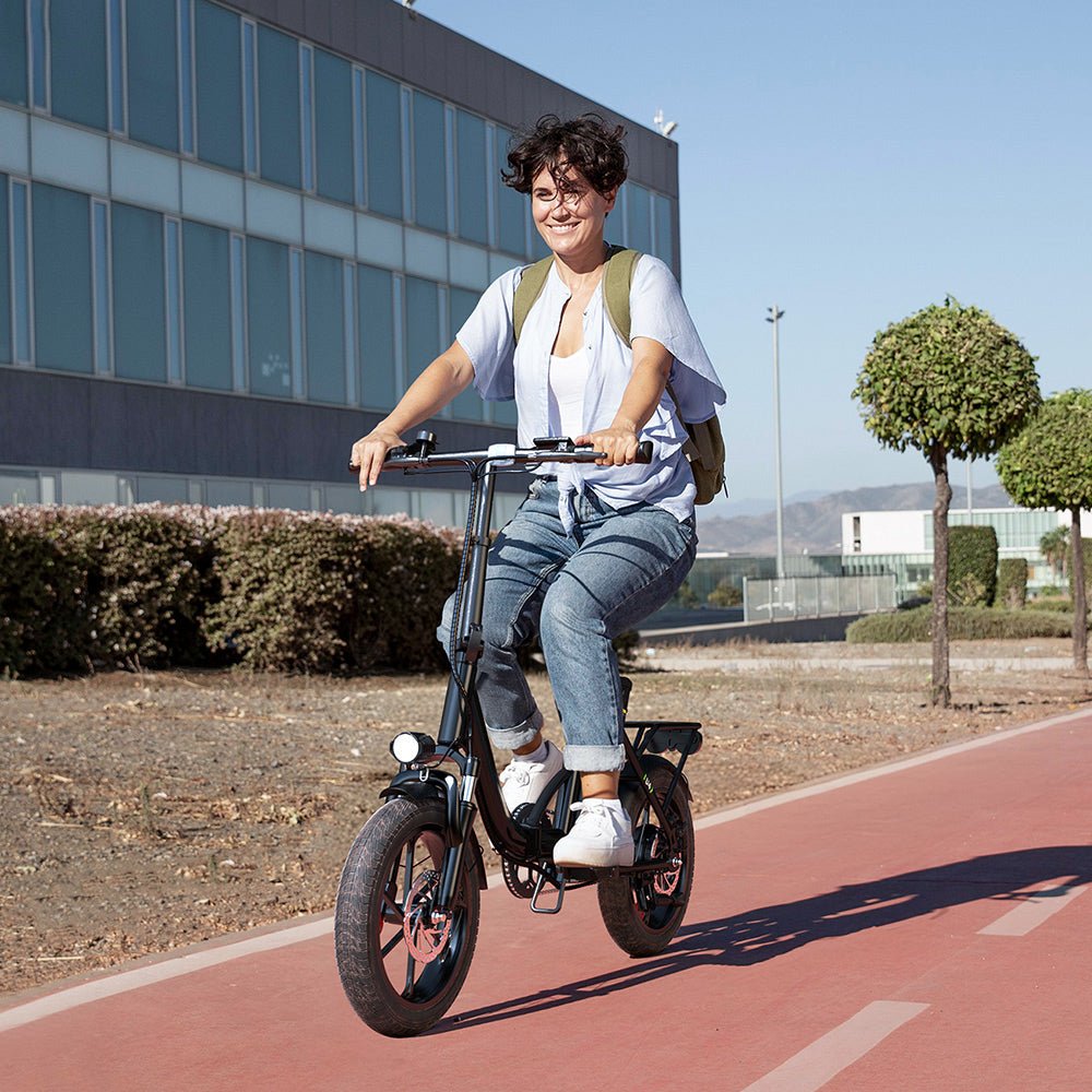 U4 Low Step Through Foldable Electric Bike - lScooter