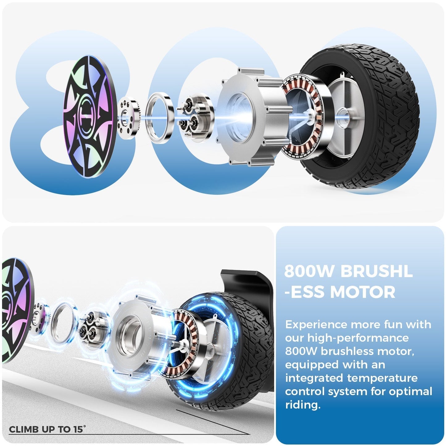 H8 8.5" Off Road Hoverboard 800W - lScooter