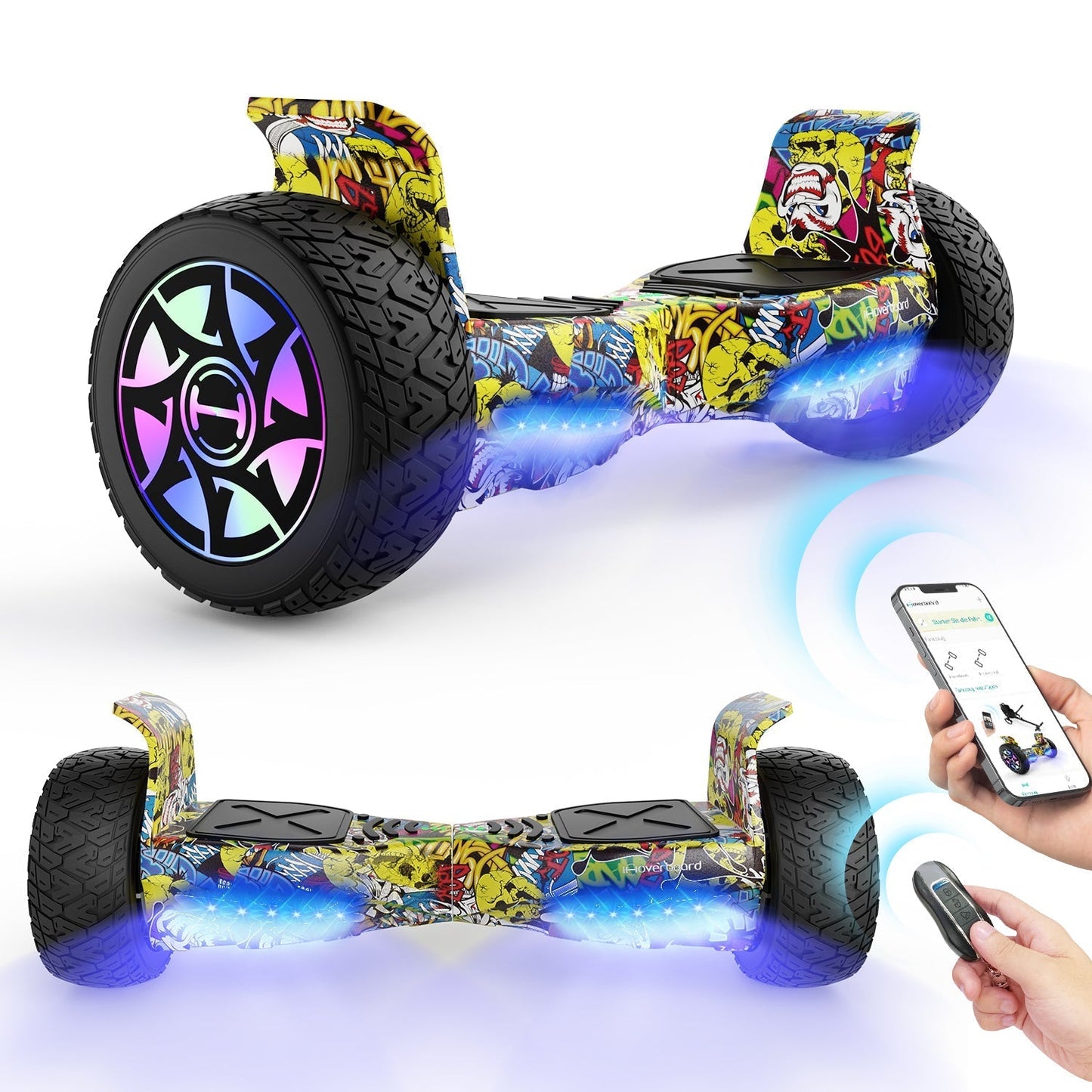 H8 8.5" Off Road Hoverboard 800W - lScooter
