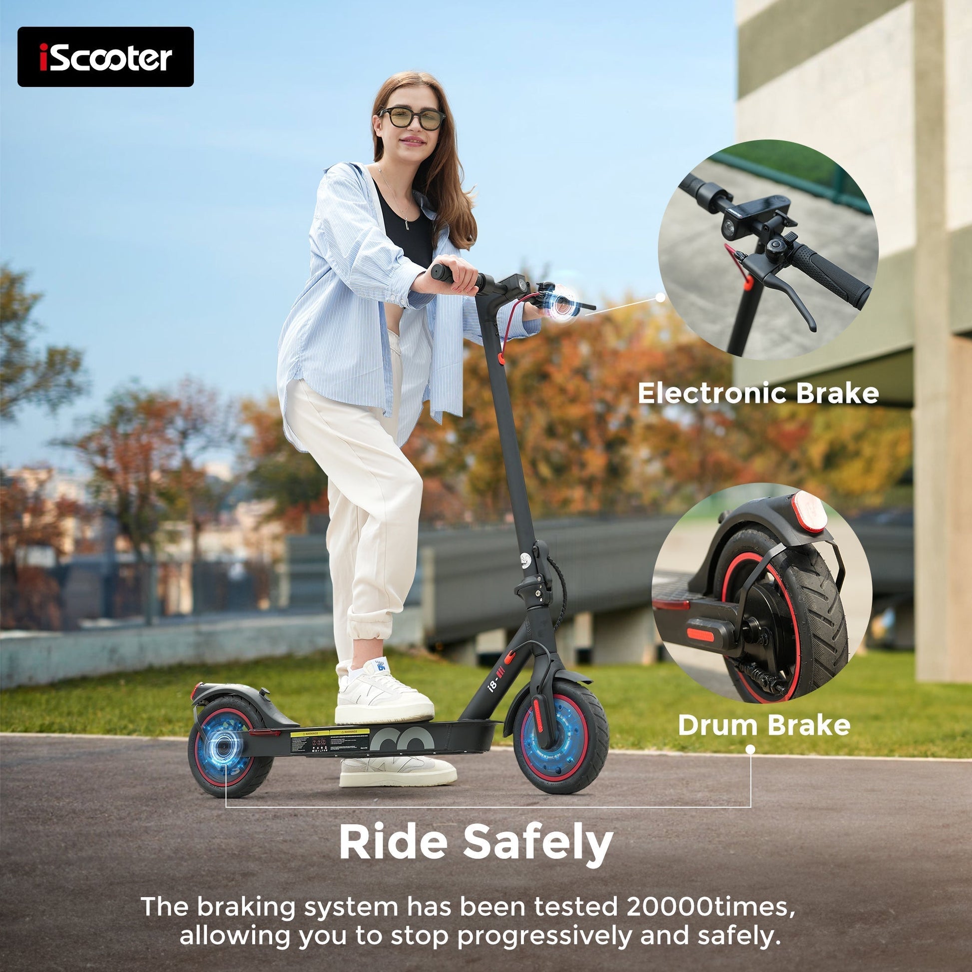 iScooter i8 350W Electric Scooter - lScooter