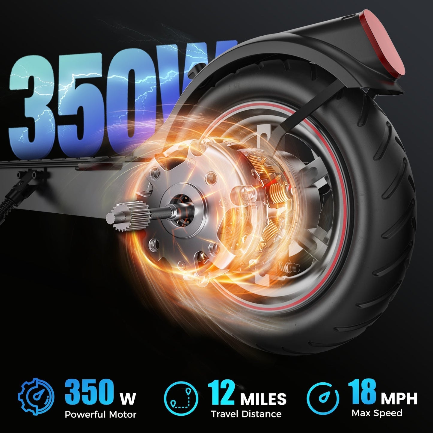 iScooter i8 350W Electric Scooter - lScooter