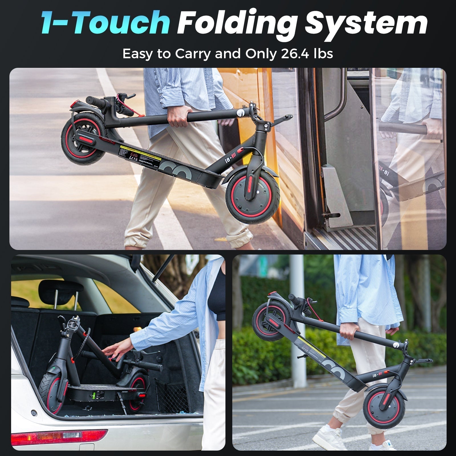 iScooter i8 350W Electric Scooter - lScooter