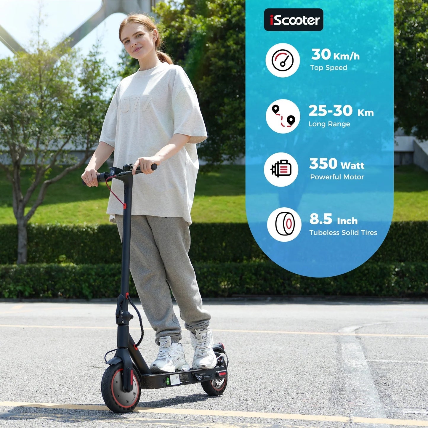 iScooter i9 350W Electric Scooter - lScooter