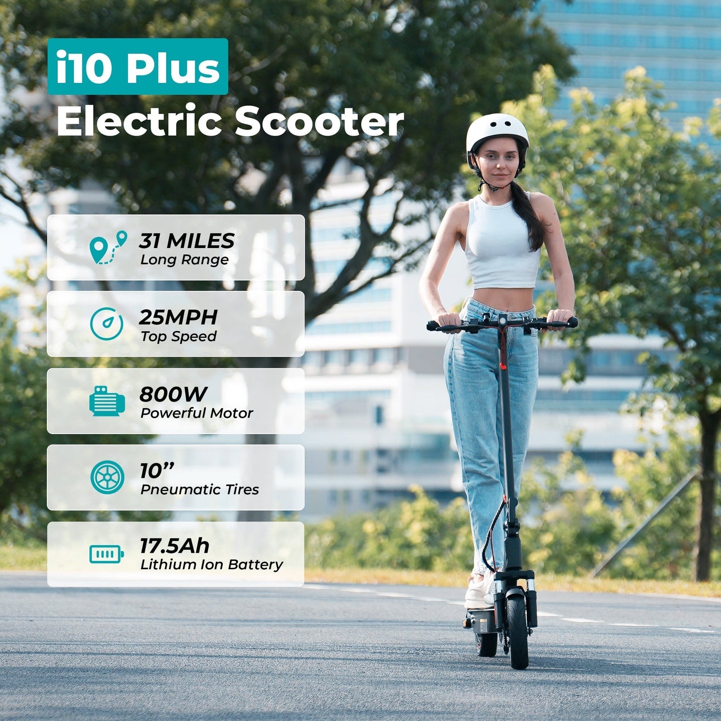 iScooter i9Max 500W Commuting Electric Scooter - lScooter