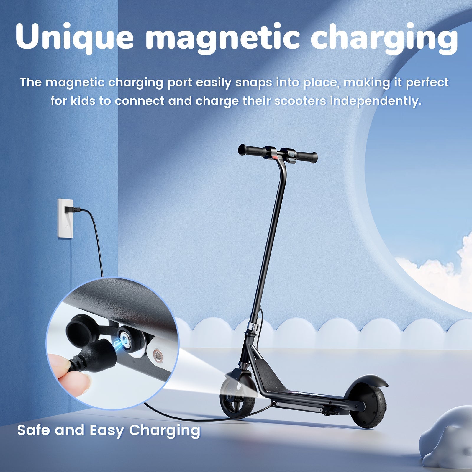 iScooter iK3 Electric Scooter, 150W Motor, LED Display for Kids Ages 6 - 14 - lScooter