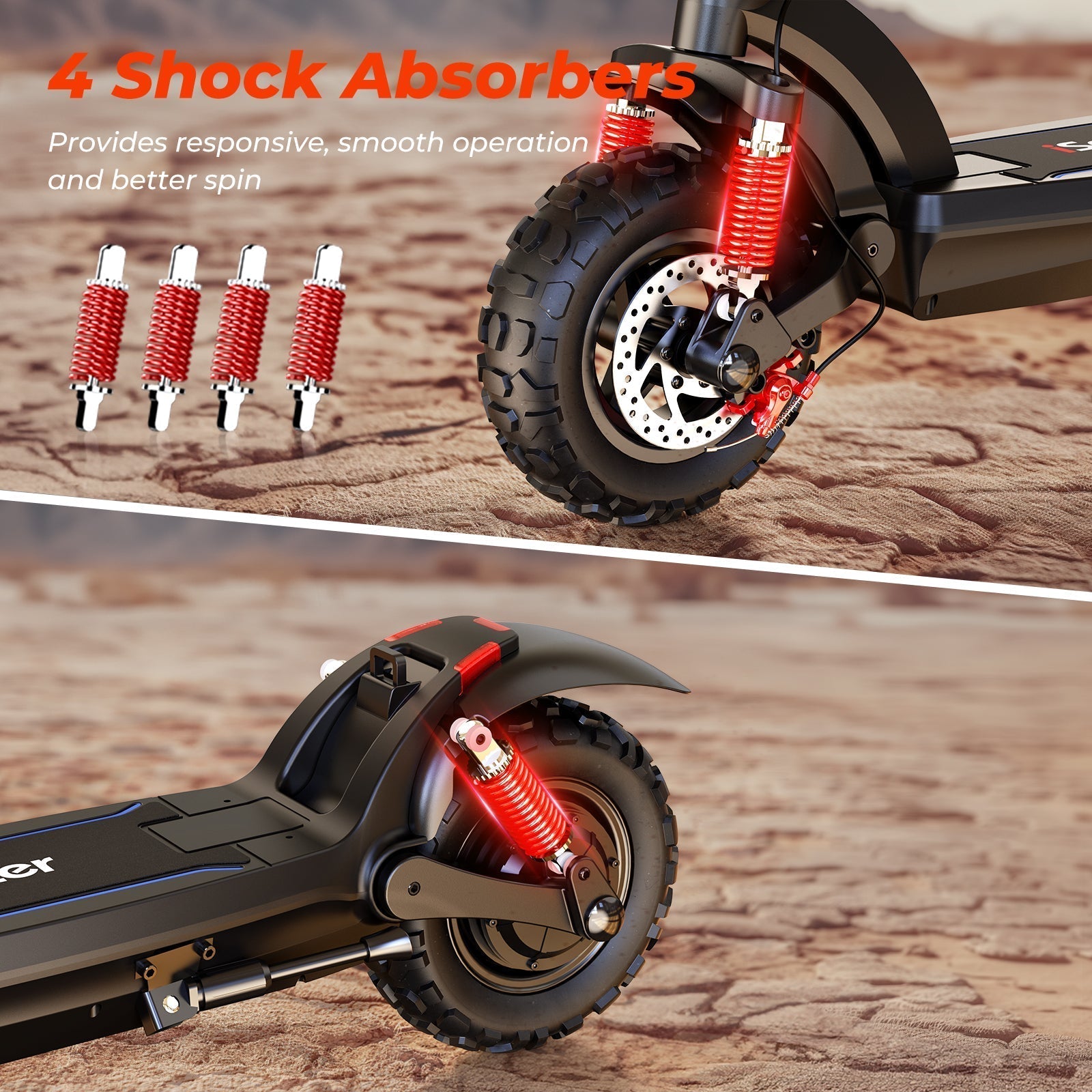 iScooter iX - Series 1200W Off Road Electric Scooter - lScooter