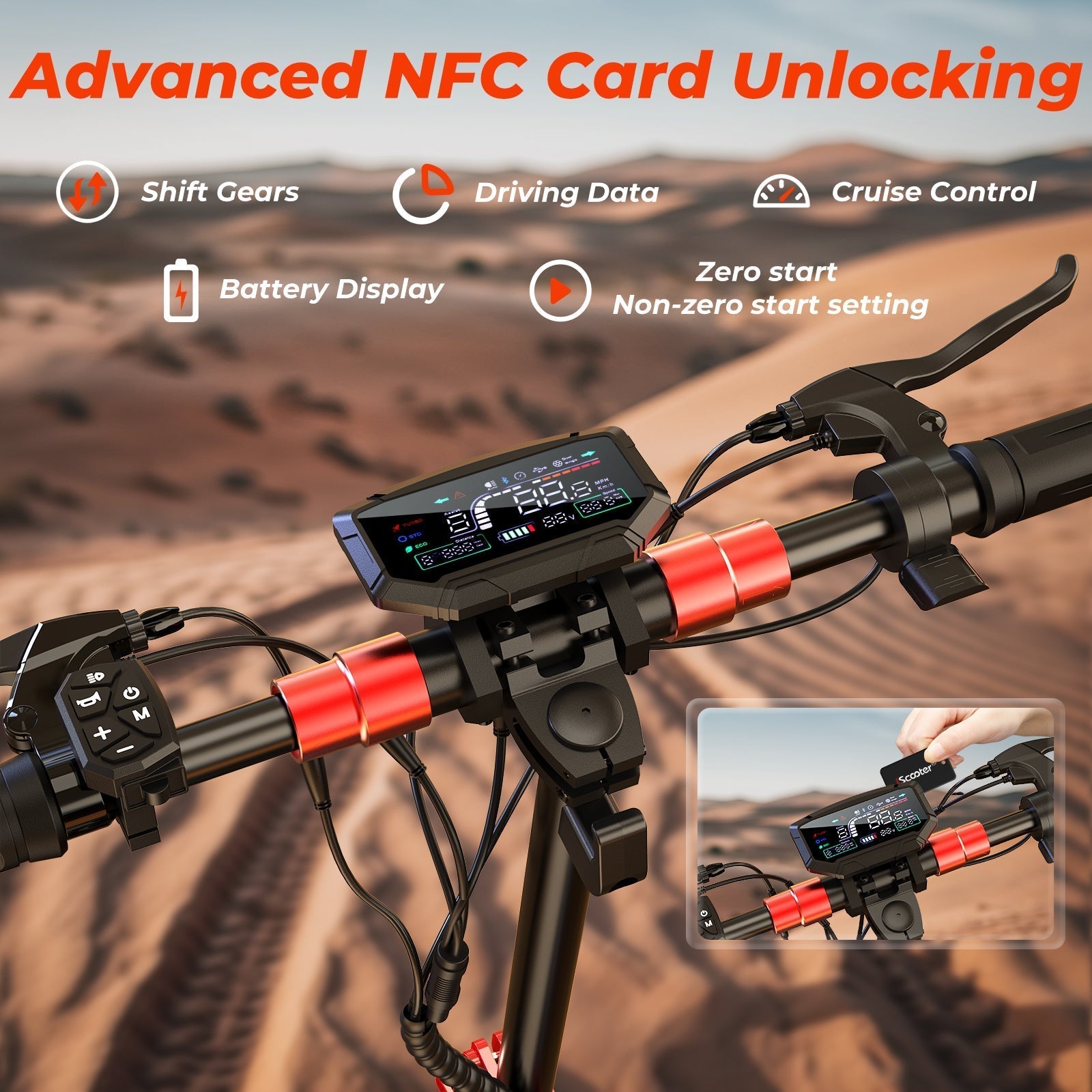 iScooter iX - Series 1200W Off Road Electric Scooter - lScooter