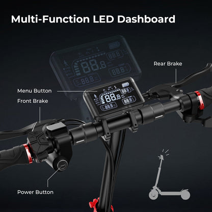 iScooter iX4 800W Off Road Electric Scooter - lScooter