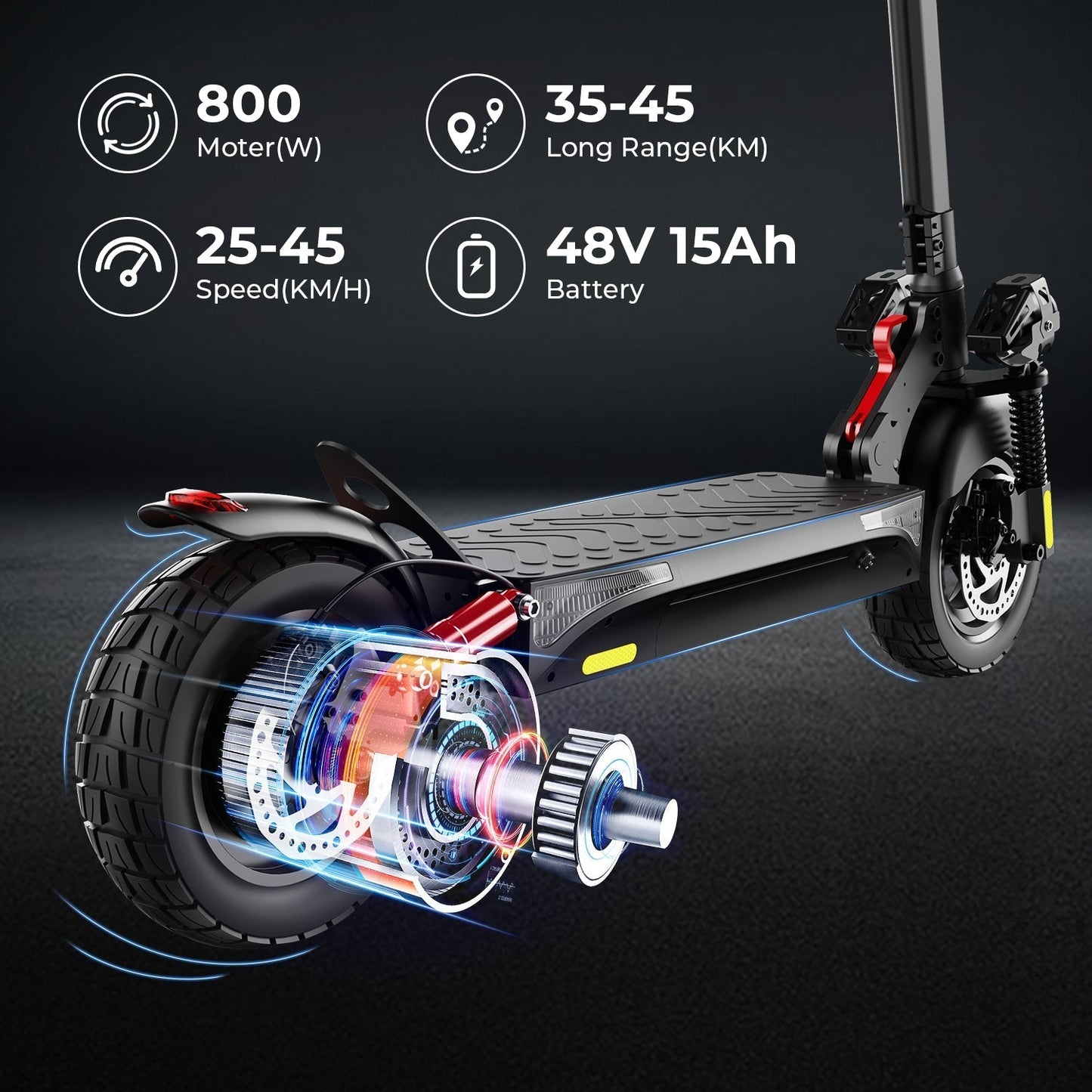 iScooter iX4 800W Off Road Electric Scooter - lScooter