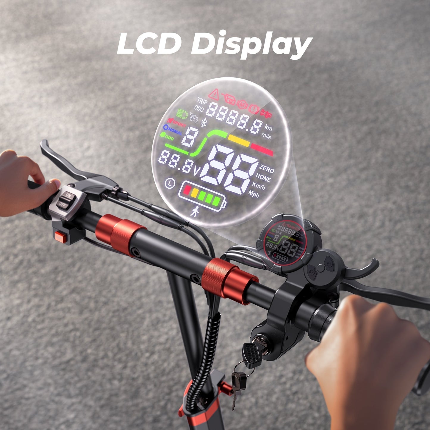 iScooter iX5 800W Off Road Electric Scooter - lScooter