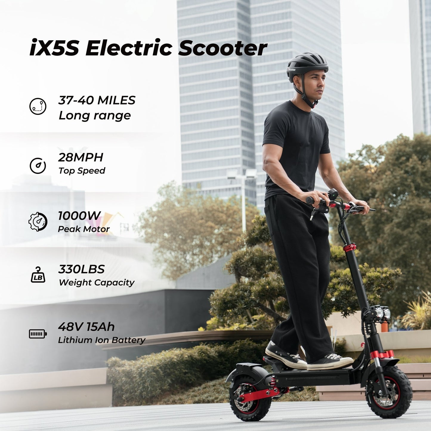 iScooter iX5 800W Off Road Electric Scooter - lScooter