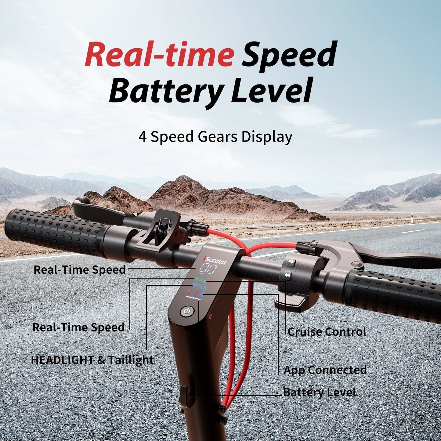 iScooter W8 500W Off - Road Tires Electric Scooter - lScooter