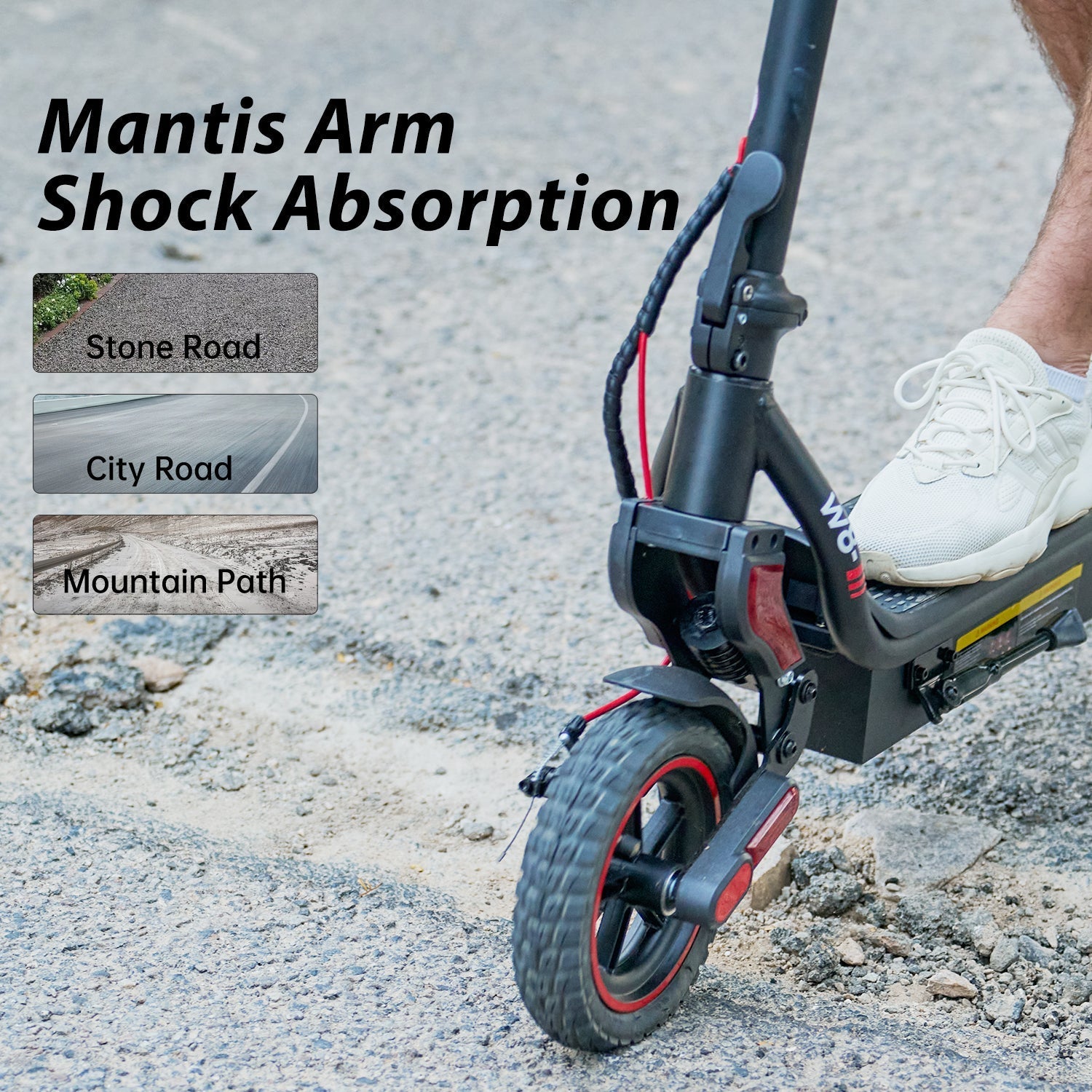 iScooter W8 500W Off - Road Tires Electric Scooter - lScooter