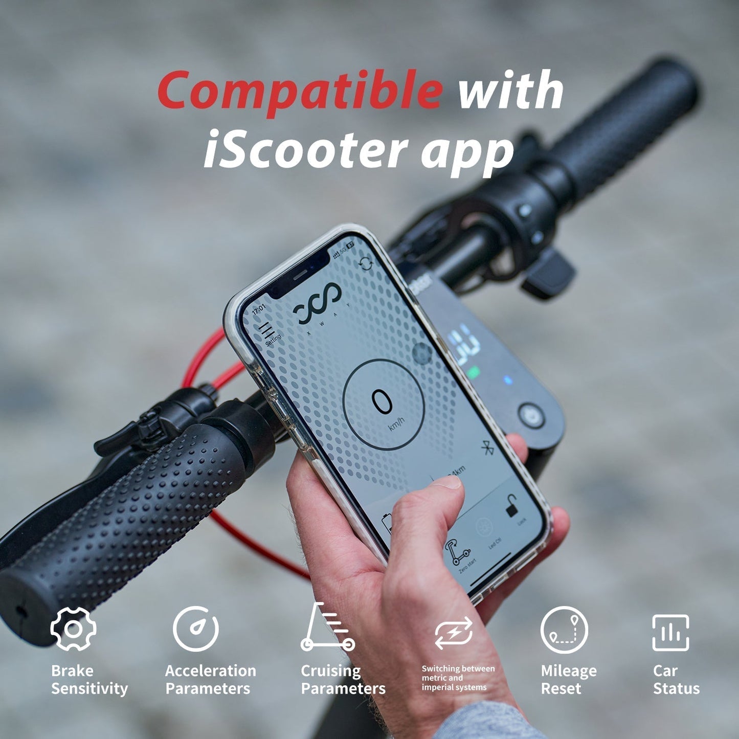 iScooter W8 500W Off - Road Tires Electric Scooter - lScooter