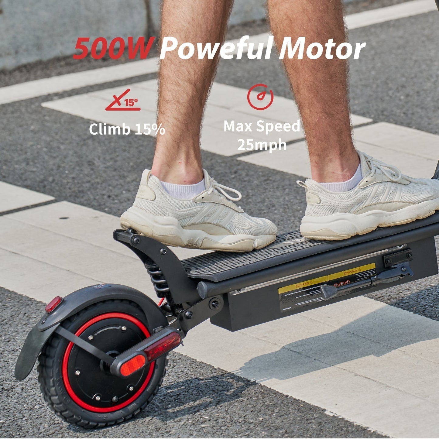 iScooter W8 500W Off - Road Tires Electric Scooter - lScooter