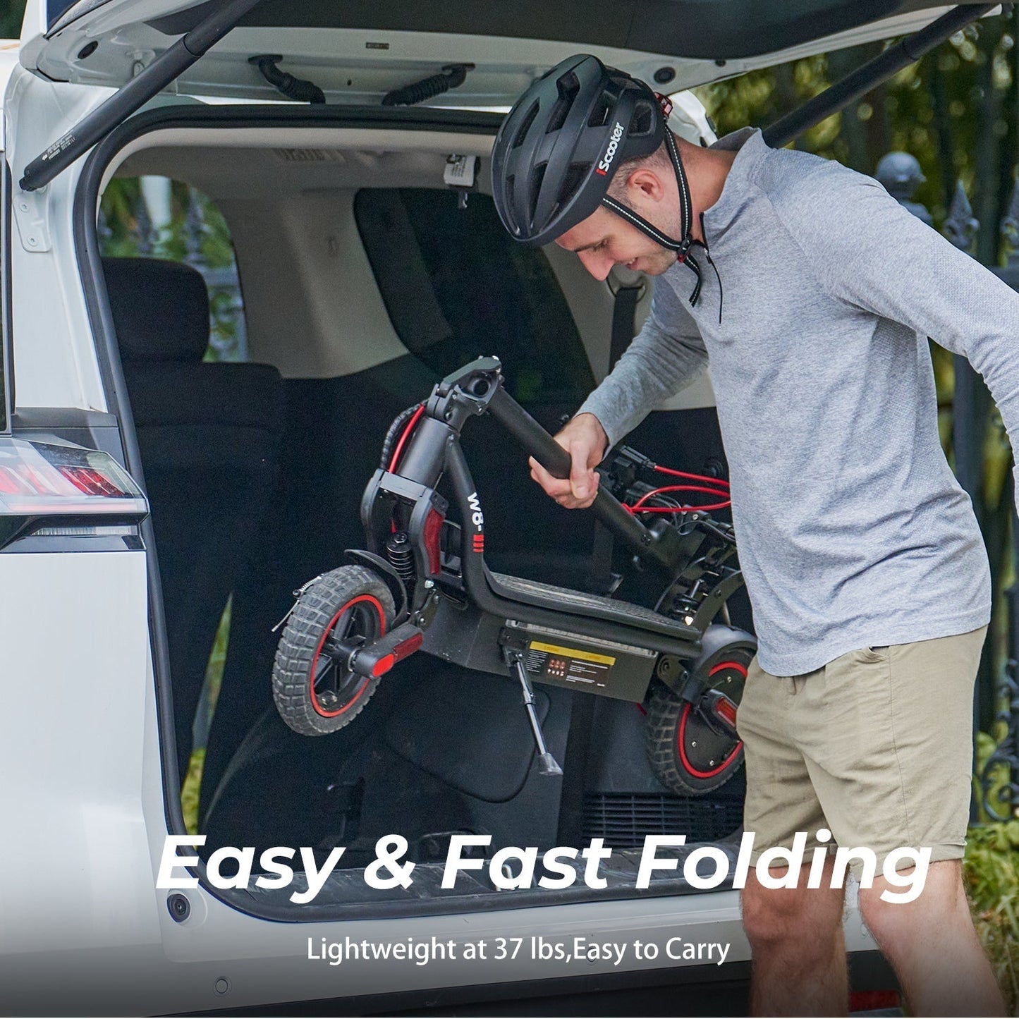 iScooter W8 500W Off - Road Tires Electric Scooter - lScooter