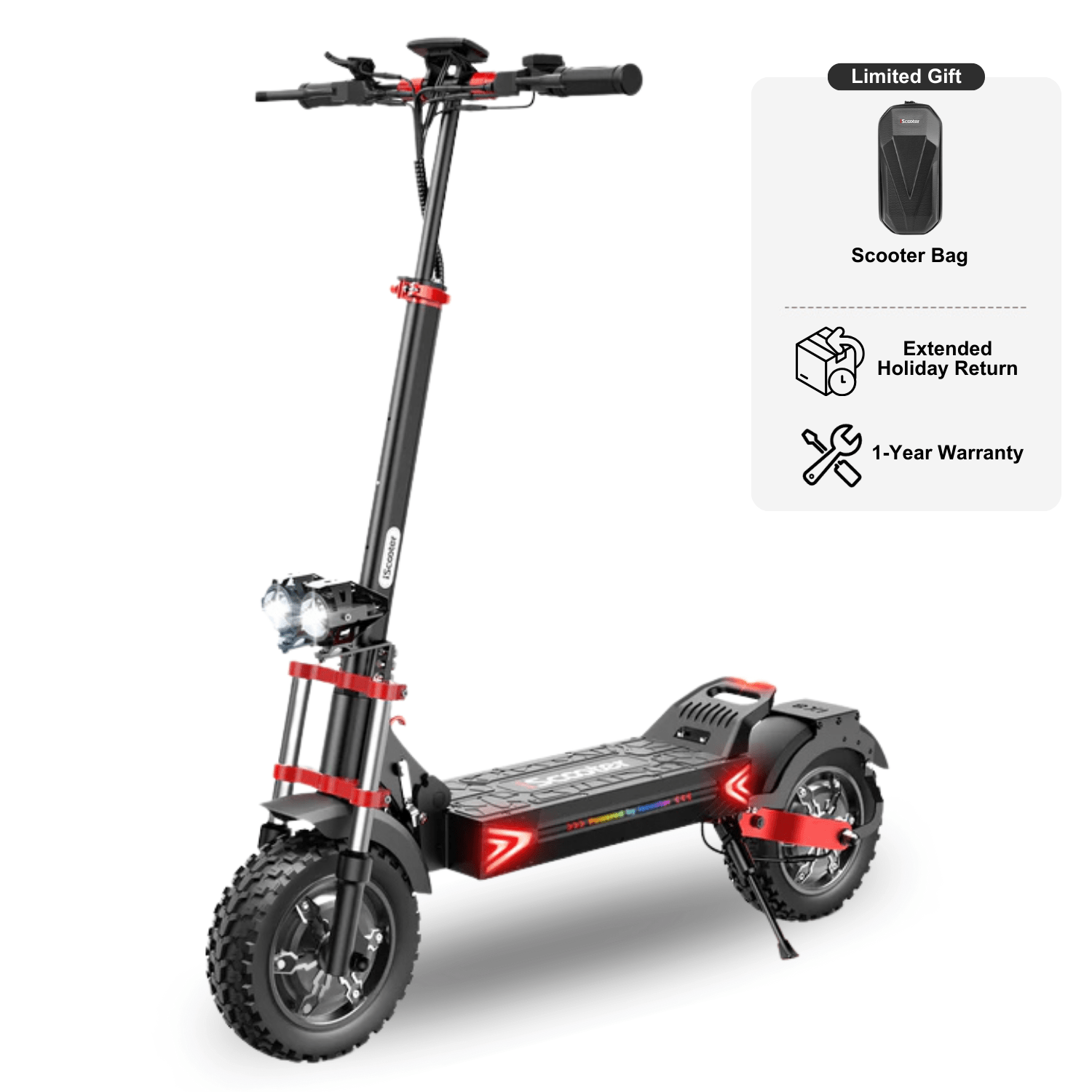 iX8 Off - Road Electric Scooter 2400W Dual Motor - lScooter