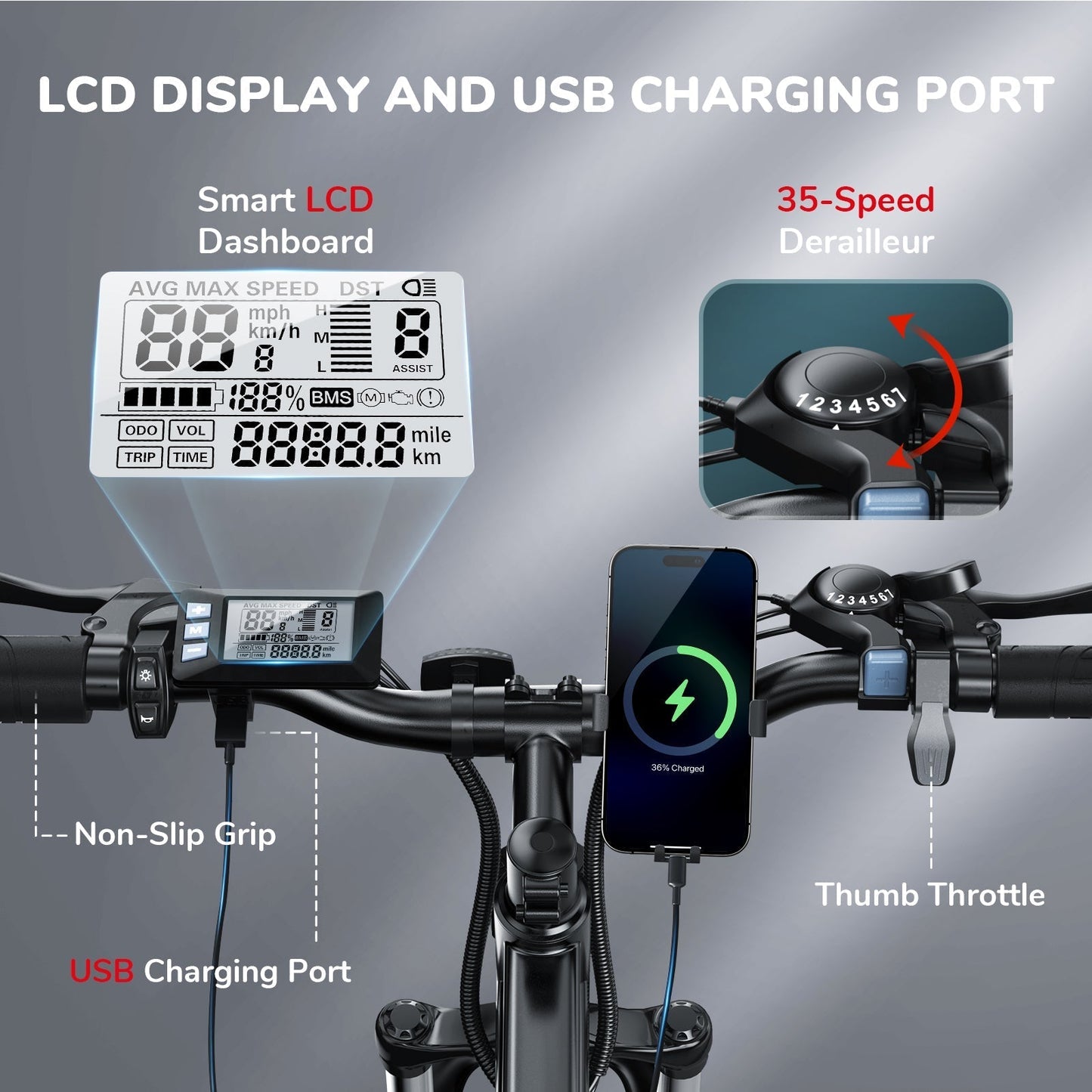 M10 / EB3 250W Electric Mountain Bike - lScooter