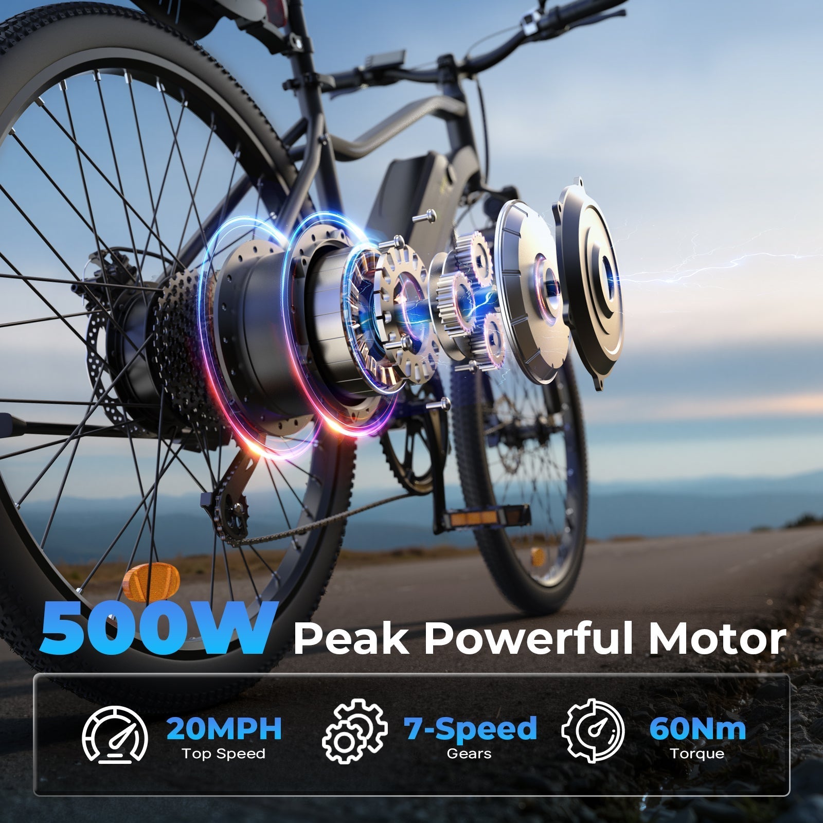 M10 / EB3 250W Electric Mountain Bike - lScooter