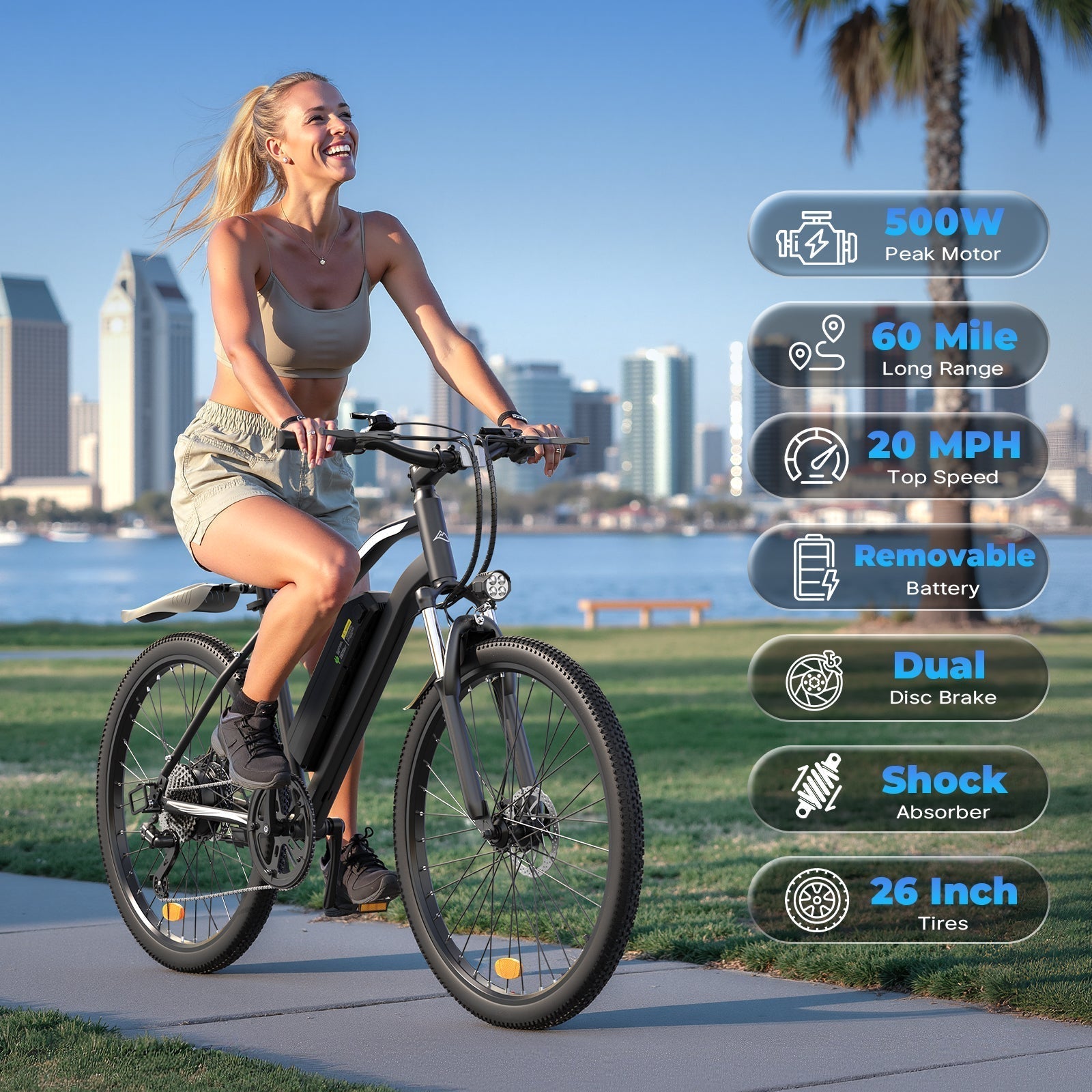 M10 / EB3 250W Electric Mountain Bike - lScooter