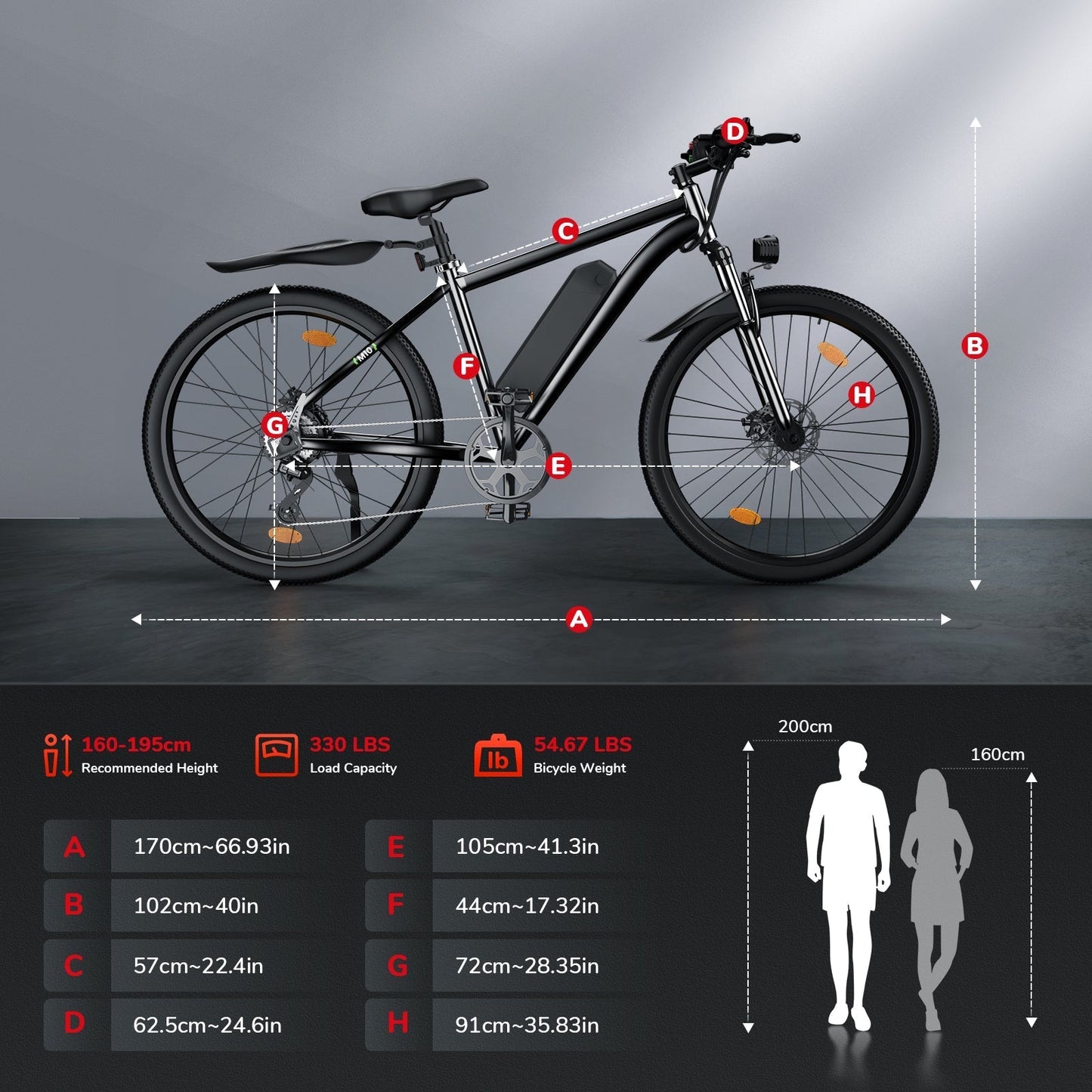 M10 / EB3 250W Electric Mountain Bike - lScooter