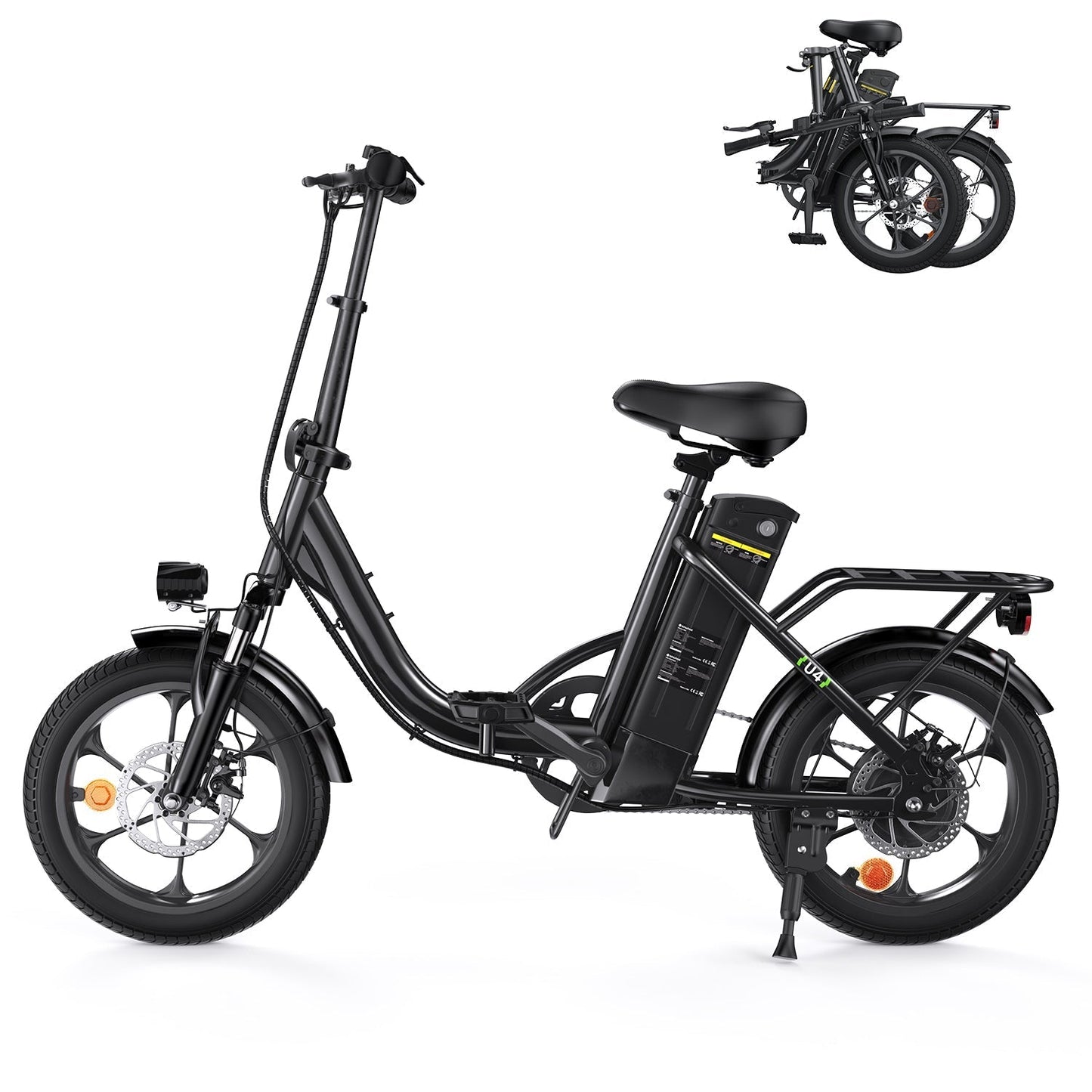 U4 Low Step Through Foldable Electric Bike - lScooter
