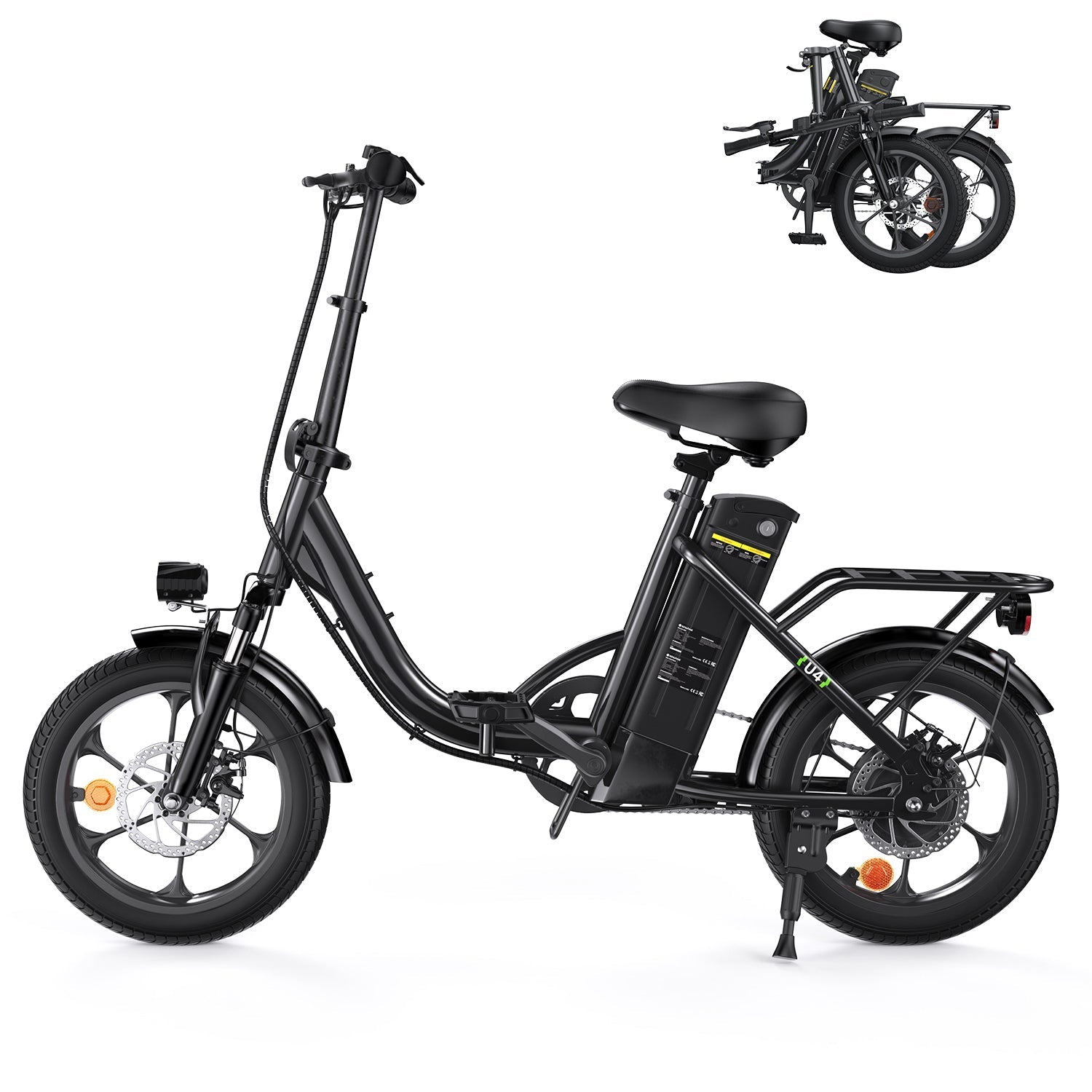 U4 Low Step Through Foldable Electric Bike - lScooter