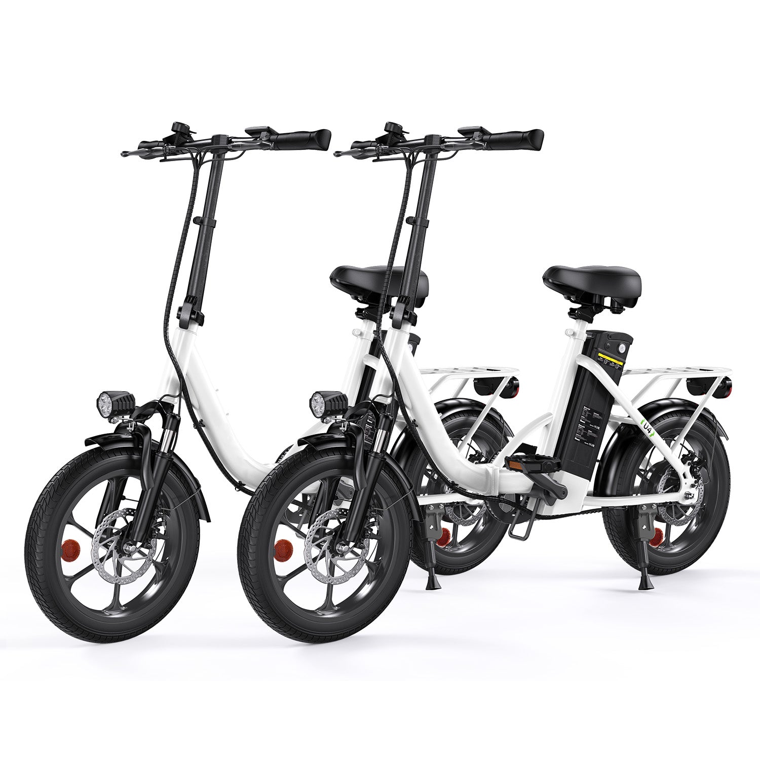 U4 Low Step Through Foldable Electric Bike - lScooter