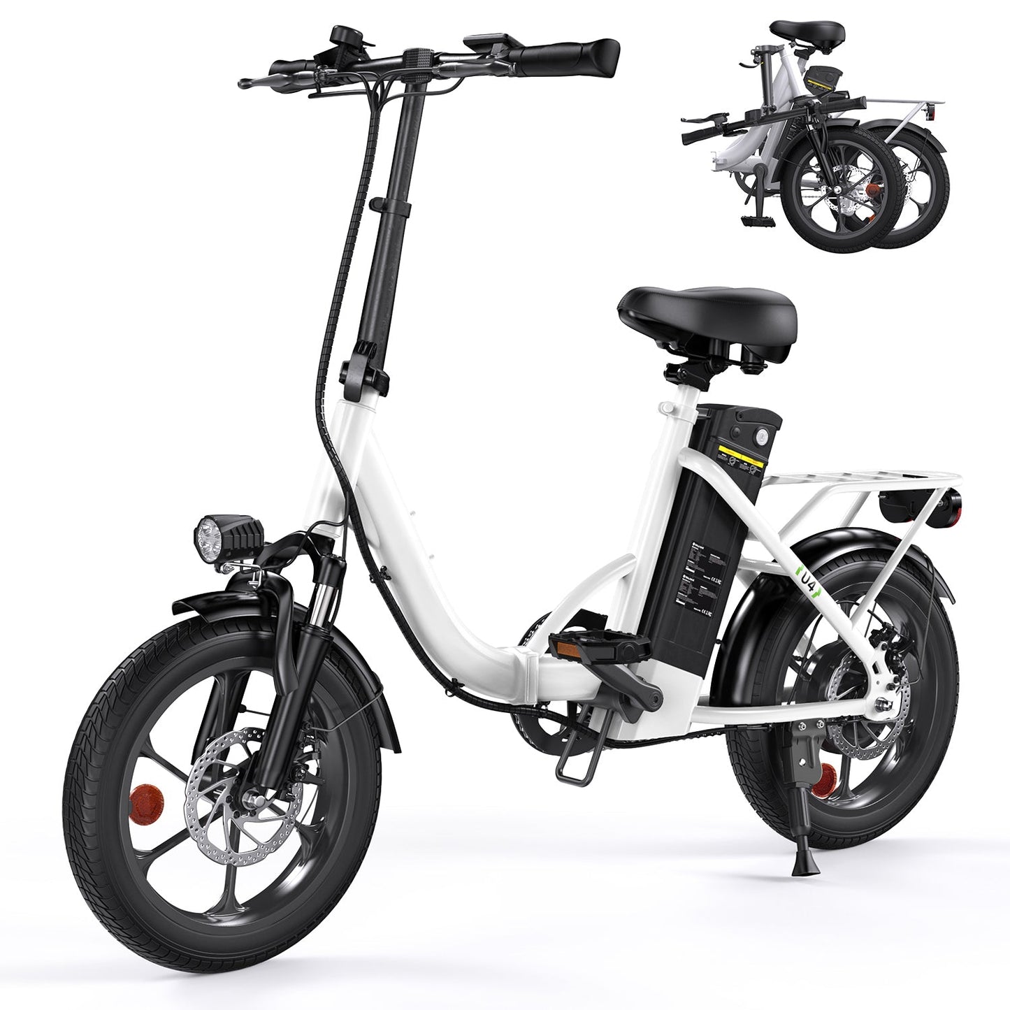 U4 Low Step Through Foldable Electric Bike - lScooter