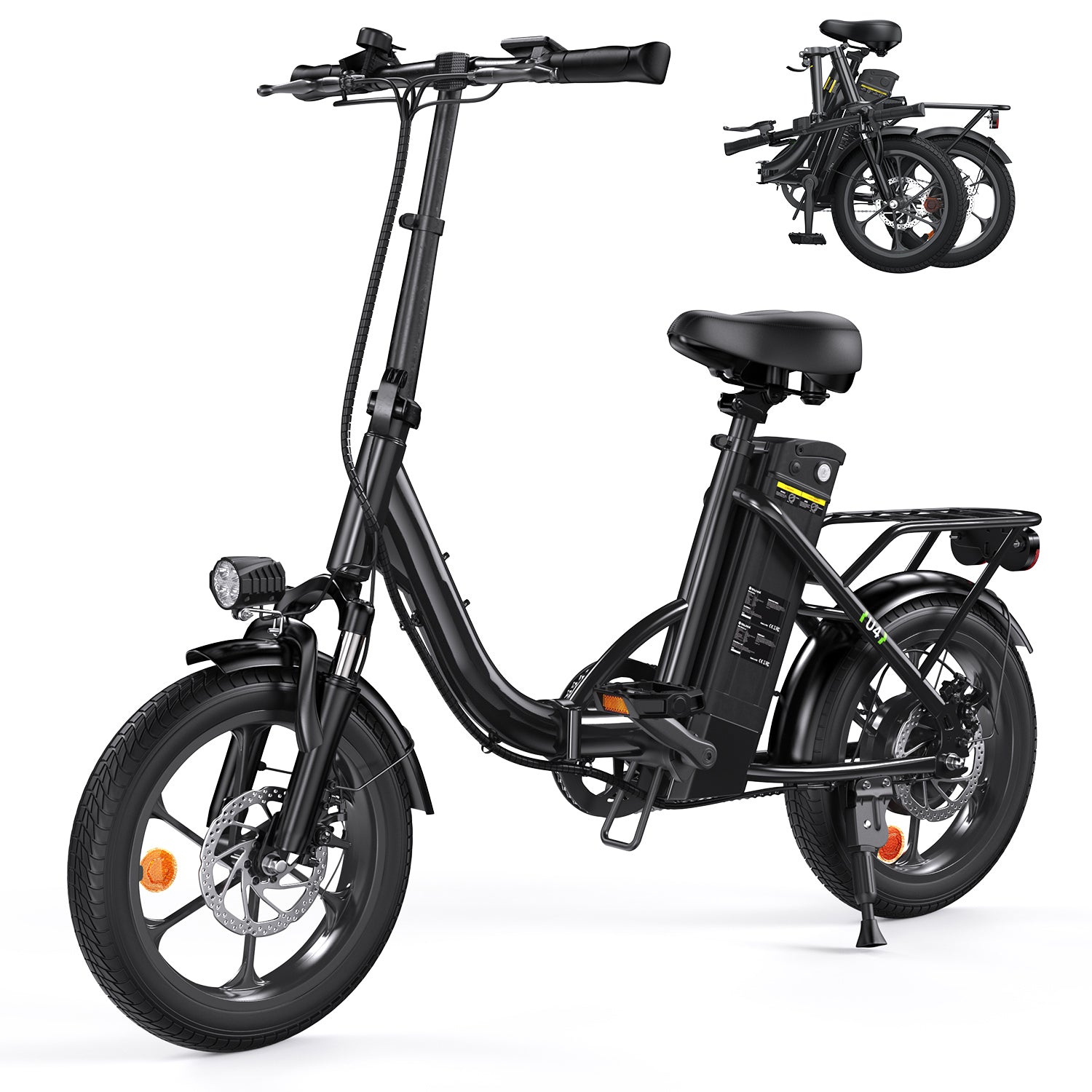 U4 Low Step Through Foldable Electric Bike - lScooter